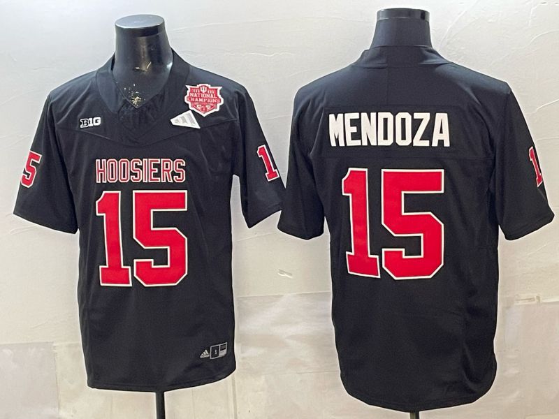 Men 2026 Ohio State Buckeyes #15 Mendoza Black Limited NCAA Jersey 077